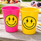 Happy FACE CUPS - One Happy Girl 1st Birthday Happy Happy Face First Birthday Happy Happy Face Cups Happy Face Favors Happy Face