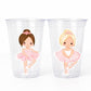 BALLET PARTY CUPS - Ballerina Party Cups Ballet Birthday Party Ballet Party Decorations Ballerina 1st Birthday Ballerina Party Baby Shower
