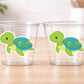 TURTLE PARTY CUPS - Turtle Cups Turtle Decorations Turtle Birthday Turtle Party Turtle Party Favors Turtle Baby Shower Baby Sprinkle