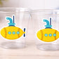 SUBMARINE PARTY CUPS- Submarine Cups Submarine Birthday Cup Submarine Cups Submarine Birthday Submarine Party Decorations Submarine Supplies