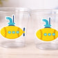 SUBMARINE PARTY CUPS- Submarine Cups Submarine Birthday Cup Submarine Cups Submarine Birthday Submarine Party Decorations Submarine Supplies