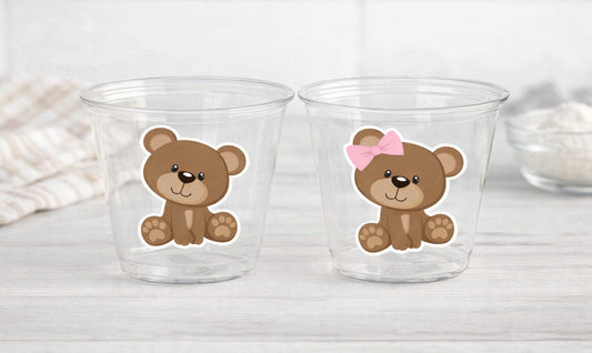 Teddy Bear Party Cups Teddy Bear Baby Shower Favors Teddy Bear Birthday Favors Teddy Bear Party Teddy Bear Party Favors Boy Bear Girl Bear