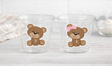 Teddy Bear Party Cups Teddy Bear Baby Shower Favors Teddy Bear Birthday Favors Teddy Bear Party Teddy Bear Party Favors Boy Bear Girl Bear