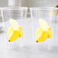 BANANA PARTY CUPS - Banana Party Favors Banana Treat Cups Banana Birthday Banana Party Favor Cups Monkey Birthday Party Fruit Party Cups