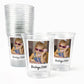 SHIPS FAST - Vintage Est Year Party Cups 16oz, Personalized Photo Plastic Favor Cups for Birthdays & Celebrations, Custom Picture Cups