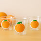 ORANGE PARTY CUPS - Orange Baby Shower Cups A Little Is On The Way Orange Baby Shower Decorations Orange Baby Shower Favors Little Oranges