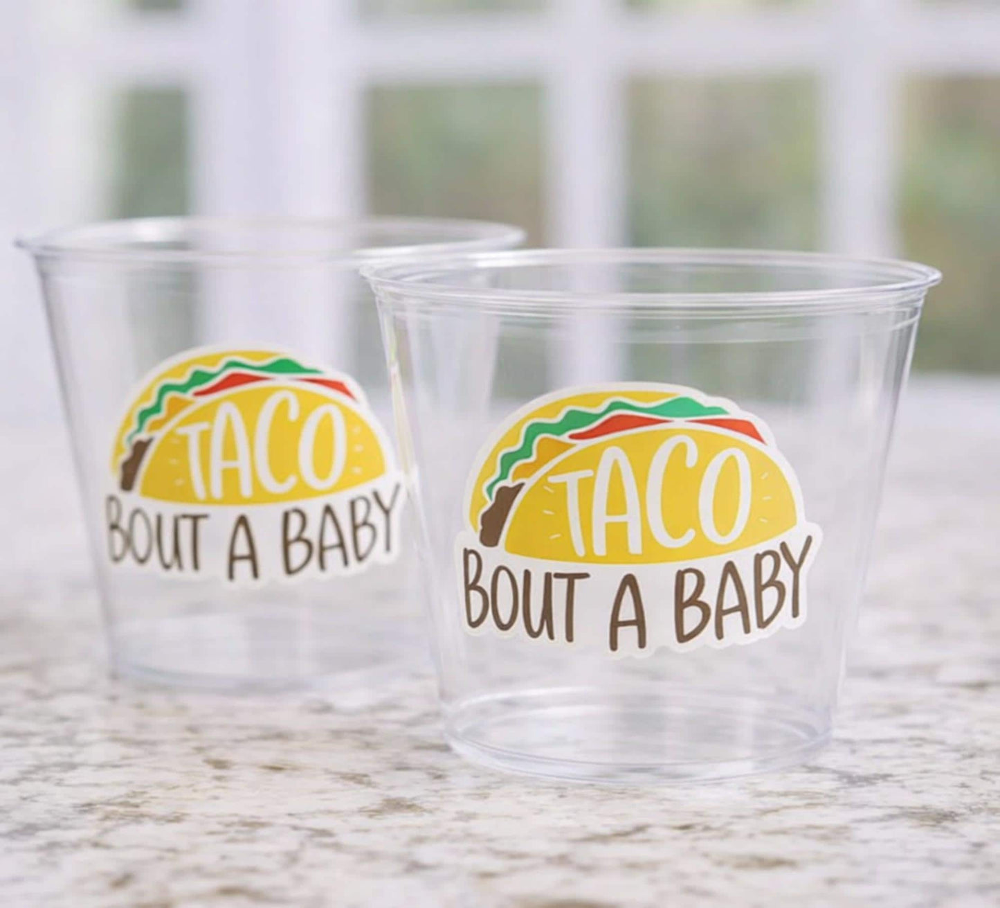 Taco Bout a Baby Cups Taco Party Favors Taco Baby Shower Taco Birthday Fiesta party Fiesta Baby Shower Taco Bout a Baby Decorations favors