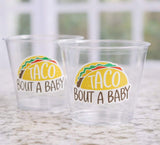 Taco Bout a Baby Cups Taco Party Favors Taco Baby Shower Taco Birthday Fiesta party Fiesta Baby Shower Taco Bout a Baby Decorations favors