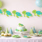 Turtle Garland, Turtle Banner, Turtle Decorations, Under the Sea Banner, Garland, Green Turtle, Baby Shower, Photo Prop