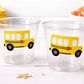 School Bus Party Cups - School Cups School Bus Birthday School Bus Party School Bus Favors Teachers Gift Gift for Teacher Back To School