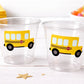 School Bus Party Cups - School Cups School Bus Birthday School Bus Party School Bus Favors Teachers Gift Gift for Teacher Back To School