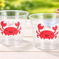 Crab Party Cups, Crab Treat Cups, Crab Birthday, Crab Party, Crab Party Favors, Under the Sea Party Cups