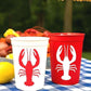Crawfish Party Cups Crawfish Boil Cups Crawfish Birthday Crawfish Boil Decorations Crawfish Party Favors Crayfish Crawfish Boil Party Cups
