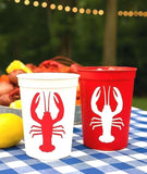 Crawfish Party Cups Crawfish Boil Cups Crawfish Birthday Crawfish Boil Decorations Crawfish Party Favors Crayfish Crawfish Boil Party Cups