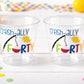 40TH FISHING PARTY CUPS - O'Fish-ally Forty Fishing Forty Birthday Party Gone Fishing Party The Big 40 Fishing Bobber Decorations Fish Bait