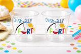 40TH FISHING PARTY CUPS - O'Fish-ally Forty Fishing Forty Birthday Party Gone Fishing Party The Big 40 Fishing Bobber Decorations Fish Bait