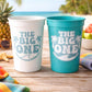 Surf Birthday Cups, The Big One Cups, Hawaii Party Cups, Surf Birthday Party Favor, Surfing Cups, Surfs Up, Surfer, Catch A Wave, Beach Cups
