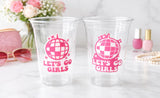 DISCO COWGIRL PARTY Cups -Cowgirl Cups Cowgirl Party Decorations Cowgirl Bachelorette Party Cowgirl Hat Birthday Rodeo Party Cups Disco Ball
