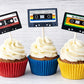 Cassette Tape Cupcake Toppers