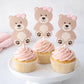 Teddy Bear Cupcake Toppers, Teddybear Cupcake Toppers 217201050A