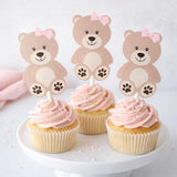 Teddy Bear Cupcake Toppers, Teddybear Cupcake Toppers 217201050A