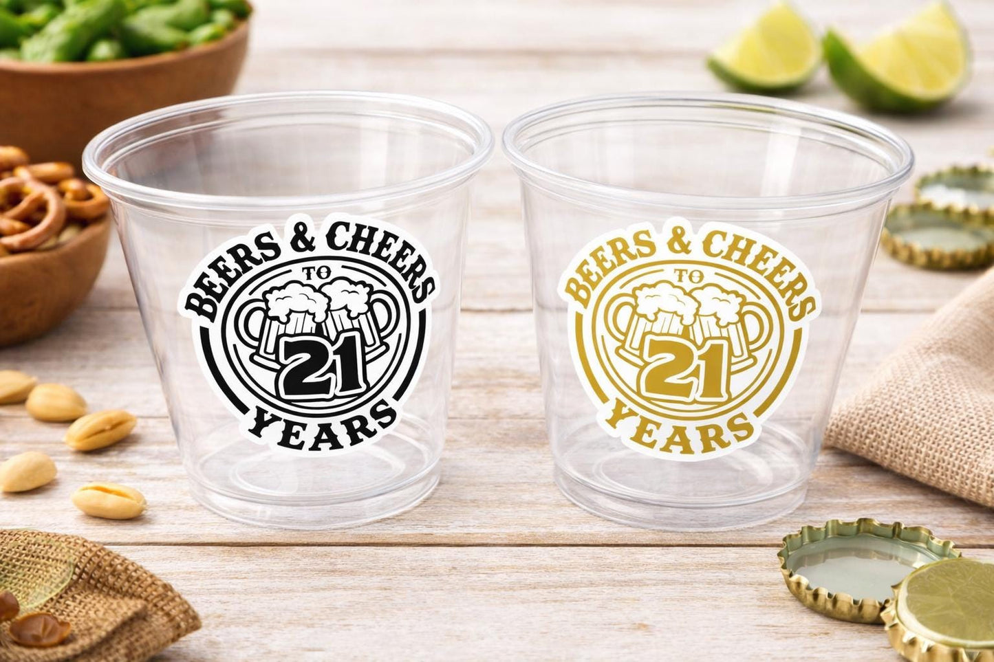 21st PARTY CUPS -21st Birthday Party 21st Party Decorations 21st Party Favors 21st Birthday 21 Birthday Party 21st Party Supplies Finally 21