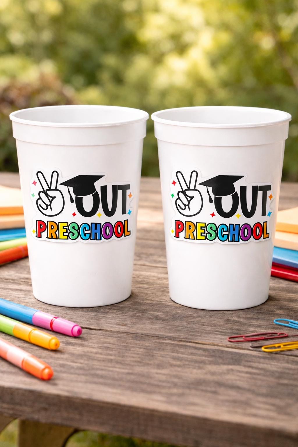 PRESCHOOL GRADUATION CUPS - Preschool Graduation Cups 2023 Preschool Cups Gr3duation Party Graduation 2023 Party Favors Pre-K Party Cups