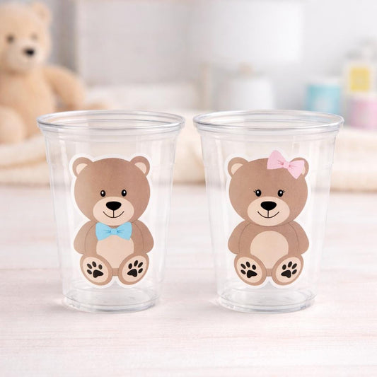 Teddy Bear Party Cups, Teddy Bear Treat Cups, Teddy Bear Birthday, Teddy Bear Party, Teddy Bear Party Favors, Teddy Bear Baby Shower