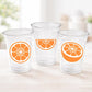 Orange Party Cups, Orange Birthday, Orange Party Favors, Orange Party Favors, Orange First Birthday, Orange Baby Shower Orange Decorations