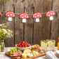 Mushroom Garland, Mushroom Banner, Woodland Banner, Woodland Garland, Nursery Decoration, Photo Prop