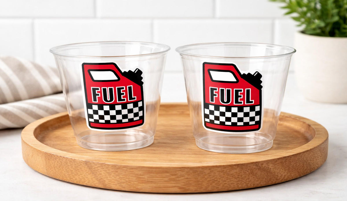 RACING PARTY CUPS - Race Car Cups Racing Birthday Cups Racing Birthday Cups Race Car Party Favors Racing Party Favors Racing Decorations