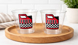 RACING PARTY CUPS - Race Car Cups Racing Birthday Cups Racing Birthday Cups Race Car Party Favors Racing Party Favors Racing Decorations