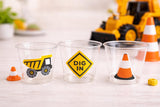 CONSTRUCTION PARTY CUPS - Dump Truck Party Cups Construction Truck Cups Construction Birthday Construction Party Construction Decorations