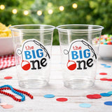 FISHING PARTY CUPS - Fishing Birthday Fishing First Birthday Party Gone Fishing Party The Big One Fishing Bobber Decorations Fish Bait Cups