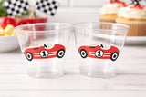 RACING PARTY CUPS - Race Car Cups Racing Birthday Cups Racing Birthday Cups Race Car Party Favors Racing Party Favors Racing Decorations