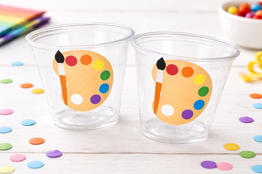 ART PARTY CUPS - Art Painting Party Treat Cups Paint Party Favors Art Party Cups Art Party Treat Cups Painting Party Favor Art Party Favor