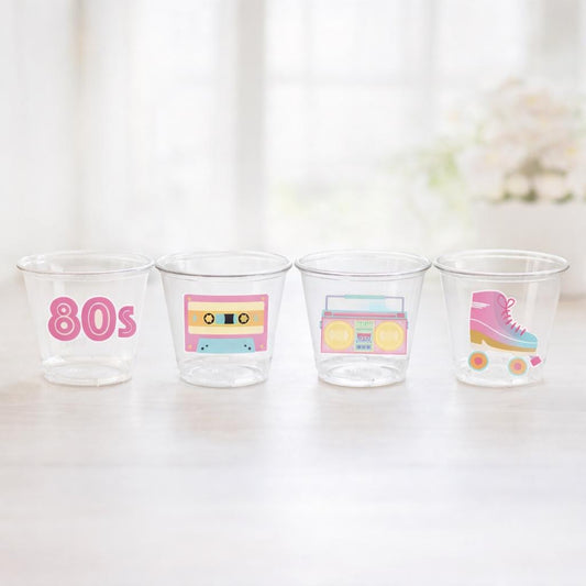 80'S PARTY CUPS - 80's Birthday Cups 80's Party Cups 80's Decorations 80's Birthday Party 80's Birthday Party Decorations 80's Party 80's