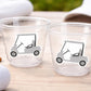GOLF PARTY CUPS - Golfing Party Cups Golf Birthday Golf Party Golf Decorations Golf Party Supplies Golfing Cups Golf Cups Golf Favors