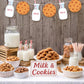 Milk Decorations Garland Milk Decorations Banner Milk Decorations Photo Prop Cookies Banner Cookies Decorations Cookies Birthday Milk Party