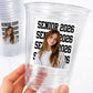 Custom Graduation Cups Custom Plastic Cups Personalized Photo Graduation Cups Custom Grad Photo Cups 2026 Graduation Party Cups Grad Favors