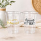 RETIREMENT PARTY CUPS - Retirement Party Favors Retired Party Cups Retirement Party Decorations Officially Retired Retirement Cups Retired