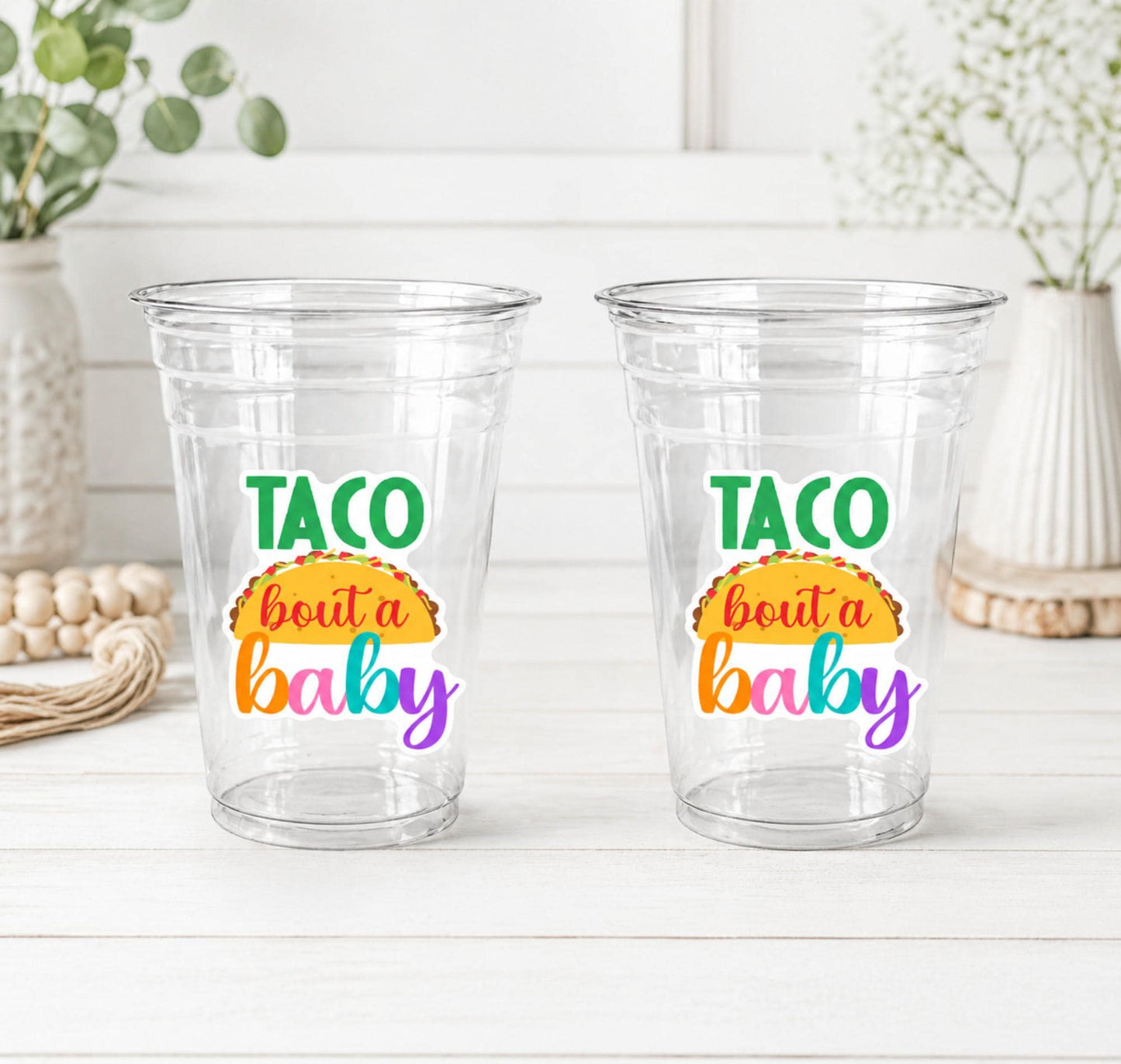 Taco Bout a Baby Cups Taco Party Favors Taco Baby Shower Taco Birthday Fiesta party Fiesta Baby Shower Taco Bout a Baby Decorations favors