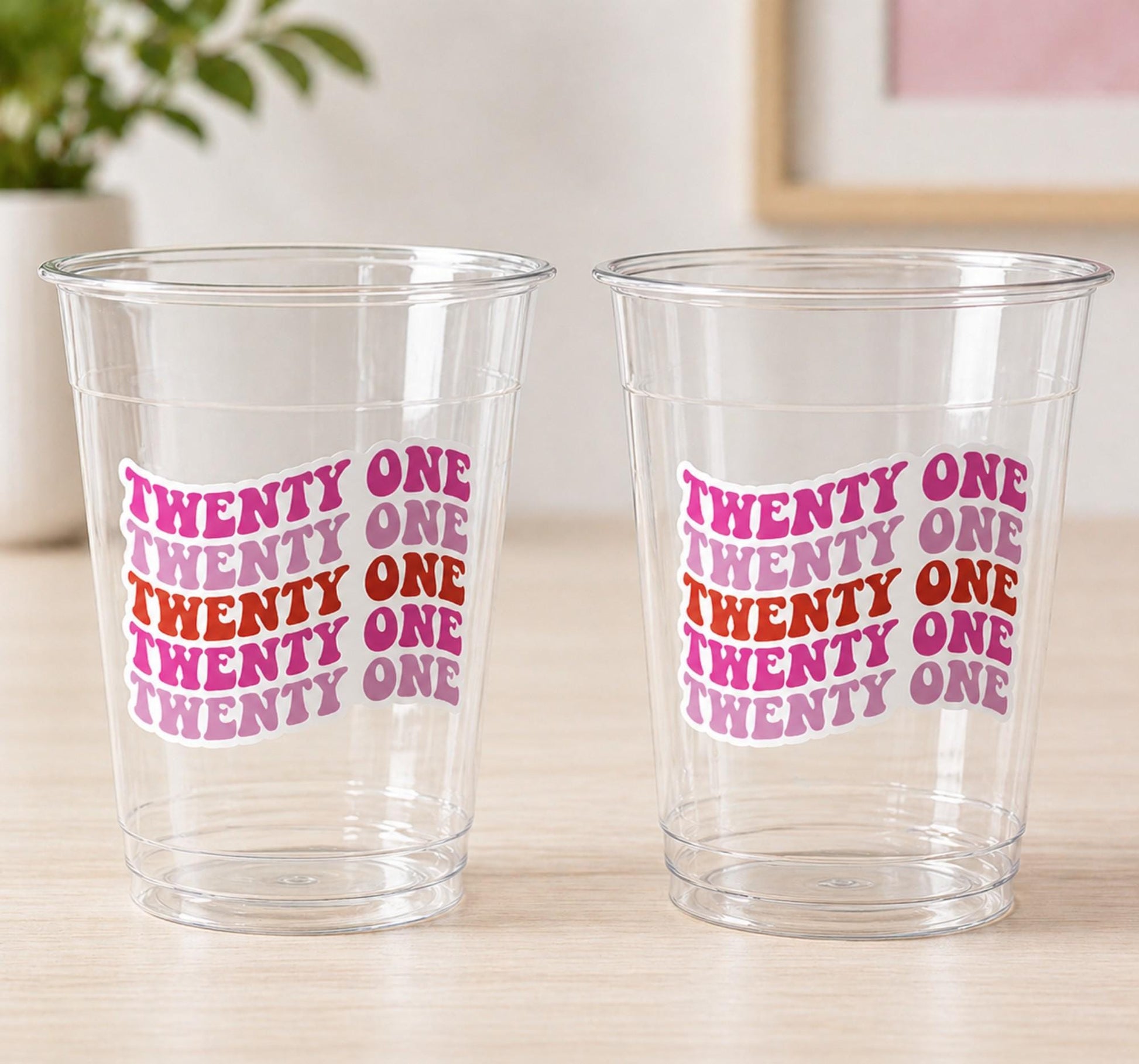 21st BIRTHDAY PARTY CUPS 21st Birthday Party 21st Party Decorations 21st Party Favors Vintage 2002 Birthday 2002 Party Legally 21 Finally 21