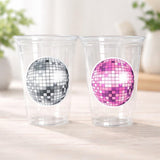 DISCO BALL Party Cups - Bachelorette Party Cups 70's Party Cups Bachelorette Party Cups Wedding Cups Bachelorette Party Favors Wedding Gifts