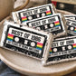 30 - 40th Birthday Cassette Tape Stickers 40th Birthday Stickers or Mini Candy Bar Wrapper Vintage 40th Birthday Best of 1985 Birthday