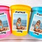 Custom Plastic Party Cups Personalized Party Cups Personalized 30th Birthday Cups Vintage 30th Cups 1994 Custom Face Party Cups Decorations