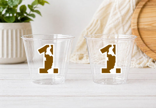 COW PARTY CUPS - Cow Cups Cow Birthday Cups Farm Animal Cups Cow Party Favors Farm Cow Baby Shower Cow First Birthday Cow Party Decorations