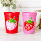 STRAWBERRY PARTY CUPS -Strawberry Birthday Cups Strawberry Cups First Birthday Strawberry Party Decoration Strawberry Berry Sweet Cups Fruit