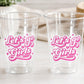 COWGIRL Let's Go Girls Party Cups Cowgirl Party Favor Cowgirl Bachelorette Party Cowgirl Birthday Rodeo Party Cow Print Hat Cups Disco
