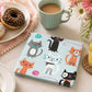 Cat Party Napkins (16ct) – Kitten Birthday Napkins, Cat Party Decorations, Cat Birthday Party Supplies, Paper Beverage Napkins